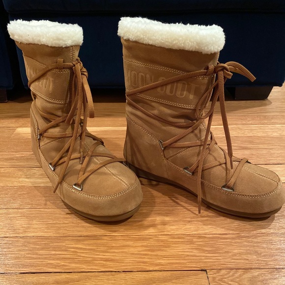 Tecnica sz 39 Moon Boots -Suede boots -Like new - Picture 4 of 5